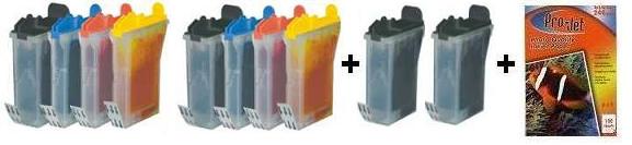 10x Brother Compatible Ink Multipack Cartridges LC800 SELECT YOUR OWN COLOURS - Free UK Delivery
